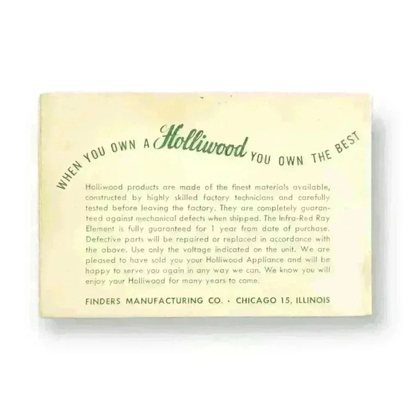 Jane Fenton Holliwood Hints Vintage Holliwood Deepfry Instruction Recipe Booklet - Picture 4 of 5